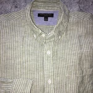 Banana Republic Cotton/Linen Blend Slim Fit Shirt